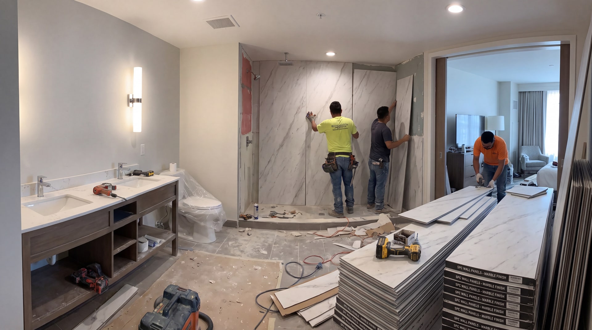 AMF-322 — Bathroom renovation