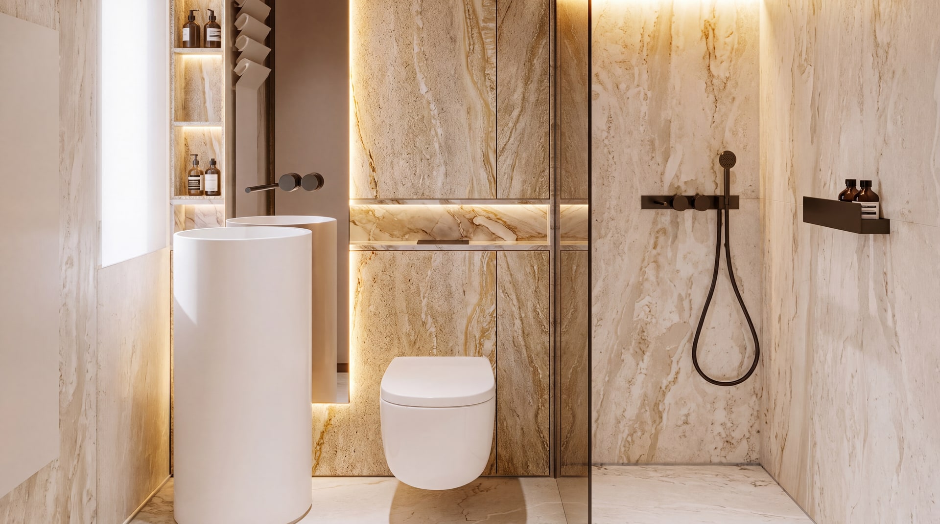 Soft Stone · G33 — Hotel bathroom