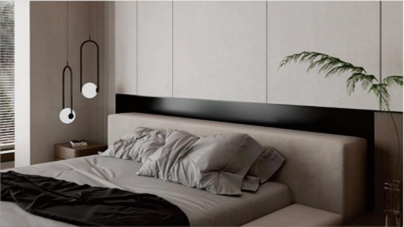 Hotel bedroom installation