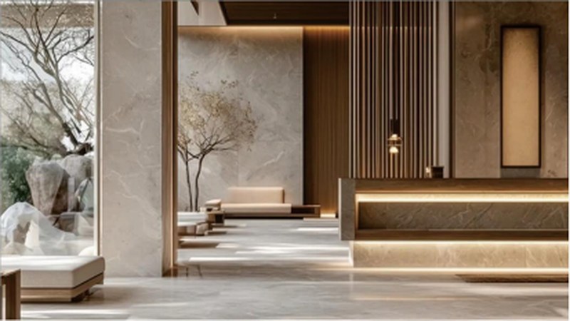 Hotel lobby installation