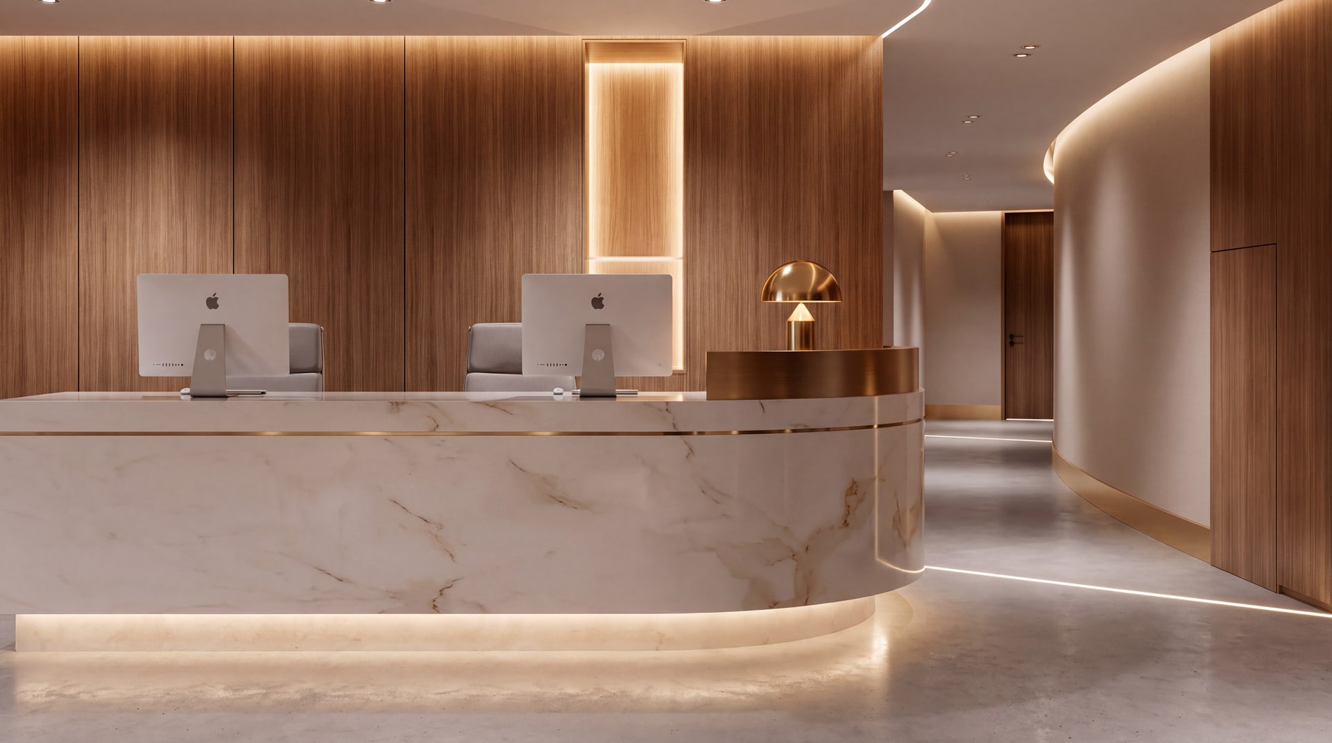 Soft Stone · G33 — Reception desk