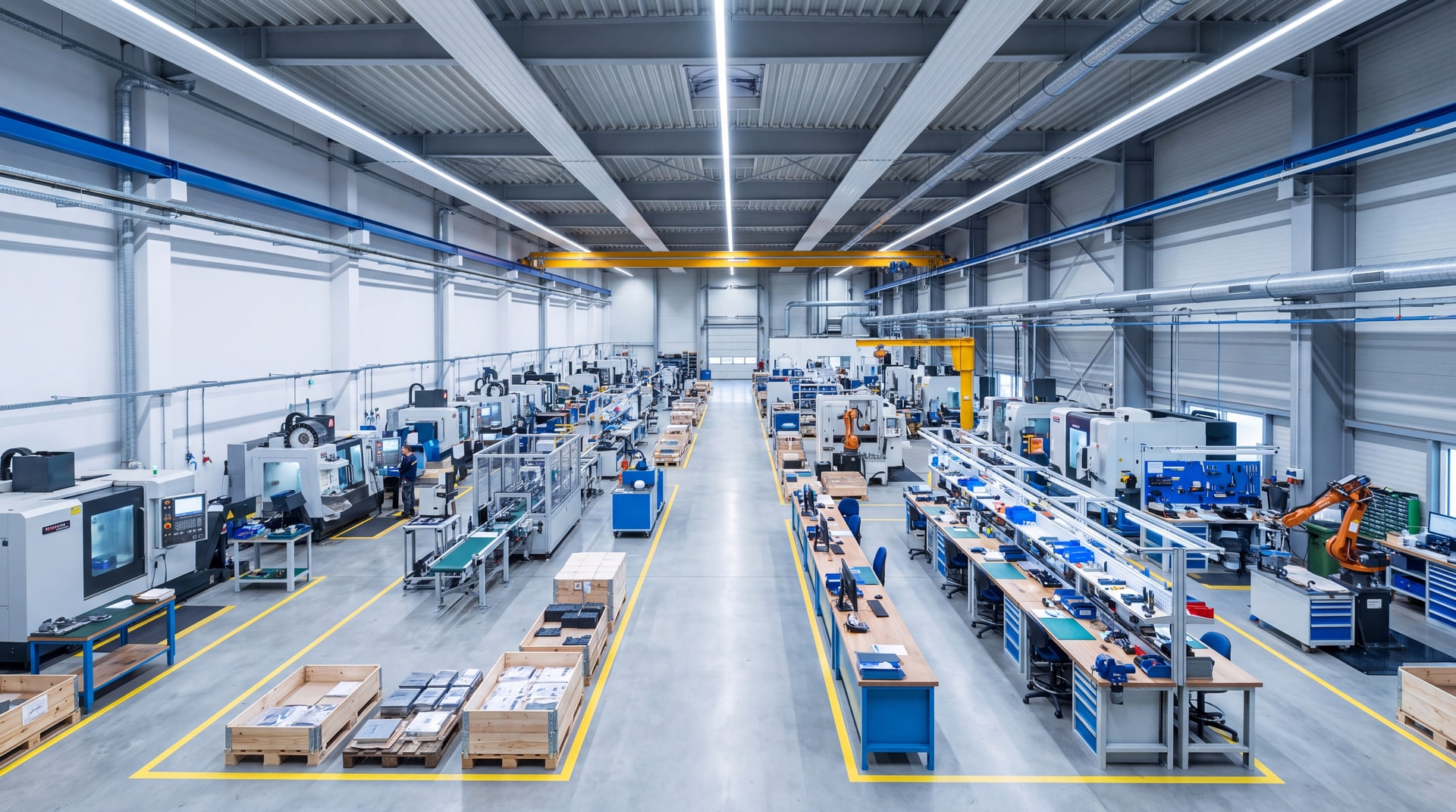 Workshop floor