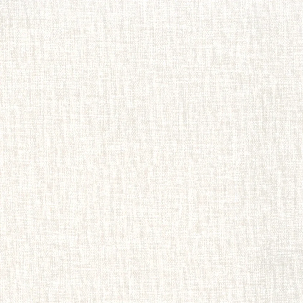 Hotel guest-room wall clad in warm greige woven-fabric wall panels